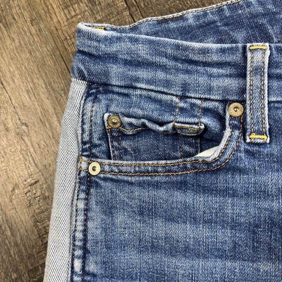 7 For All Mankind Skinny Blue Jeans Pants Denim ((size 25)) - Picture 5 of 8